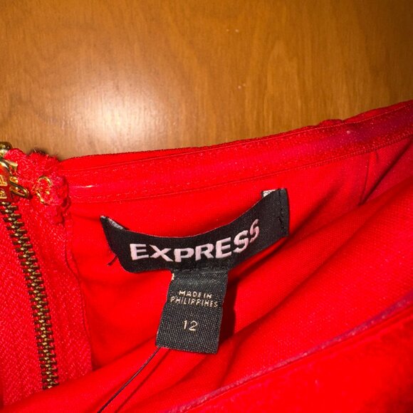Express Red Strapless Jumpsuit - NWT - Picture 3 of 6